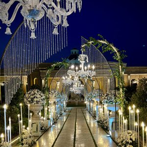 باغ تالار عمارت ملل در شمال تهران