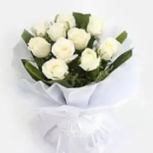 گل فروشی رز سفید در قم